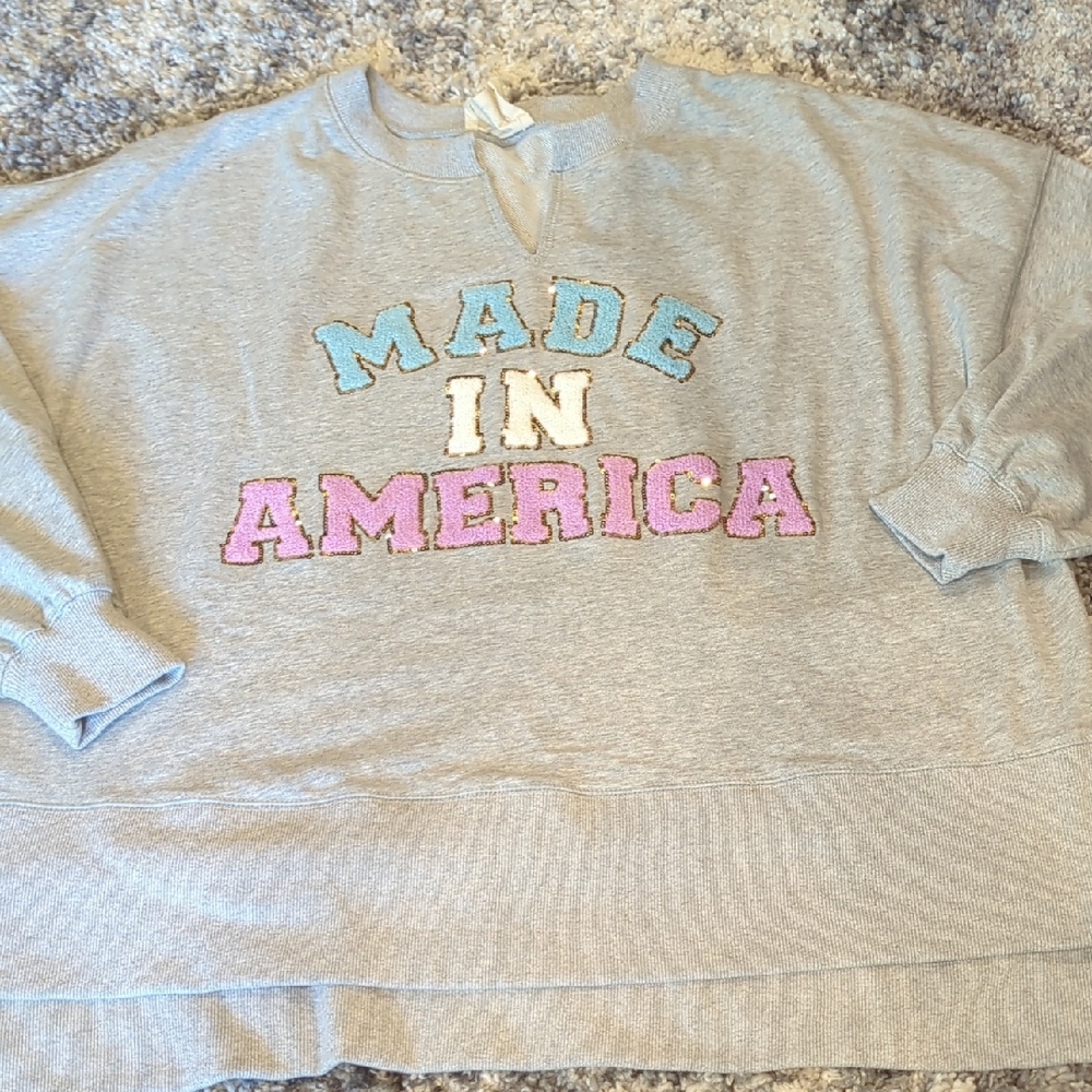 Oversized Made In America Sweatshirt